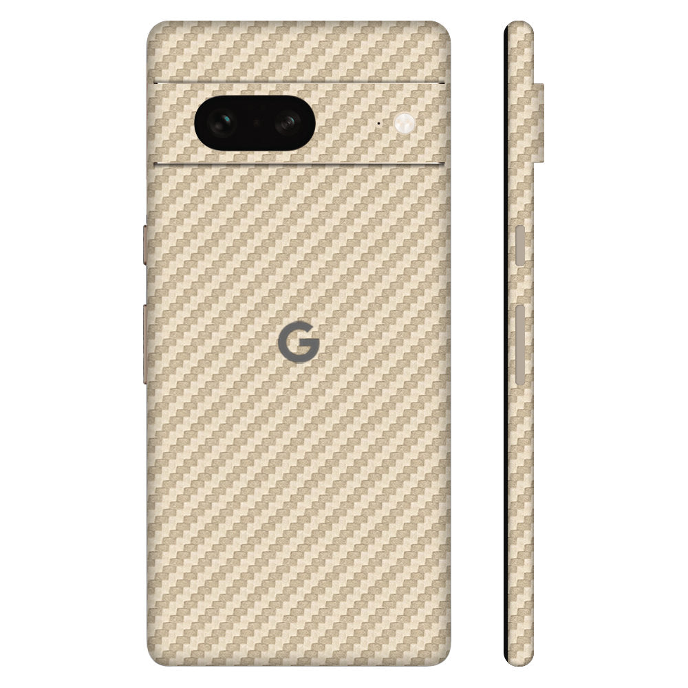 Pixel7 Gold Carbon Full Surface Cover