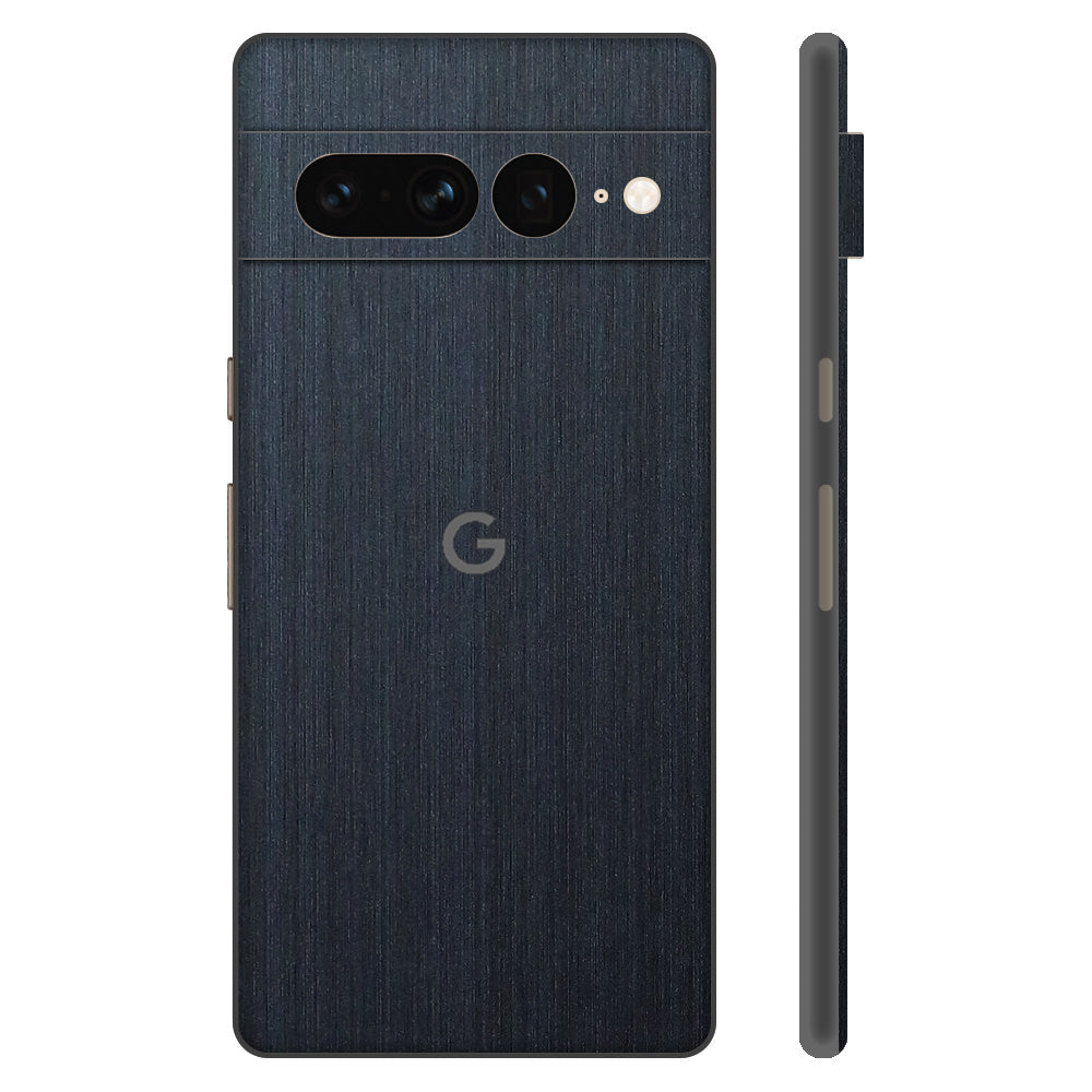 Pixel7 Pro Navy Brushed Metal Back Cover