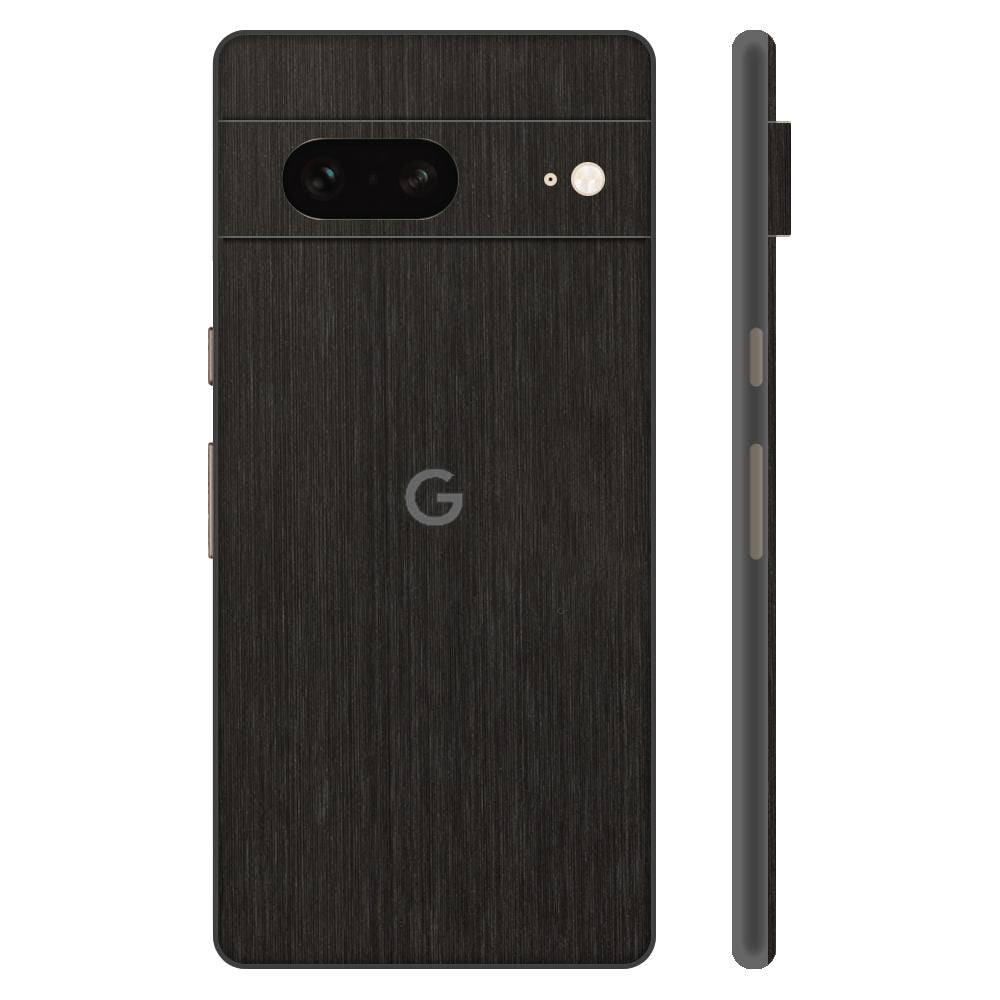 Pixel7a ブラックブラッシュメタル 背面カバー